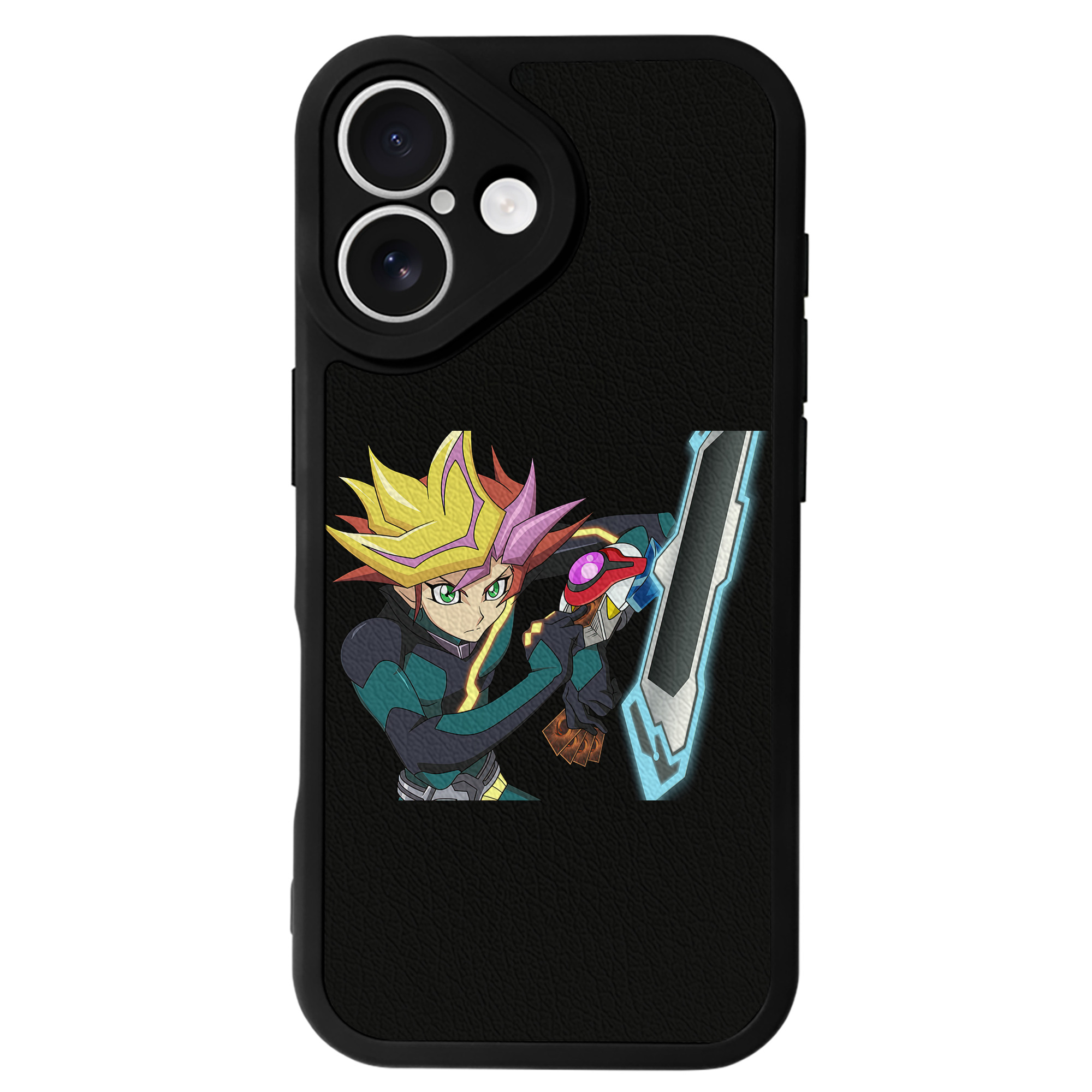 遊☆戯☆王 Yu-Gi-Oh! 【iPhone 16シリーズ対応】シリコンスマホケース（レザー調） 材質：シリコン